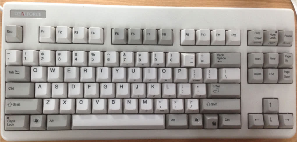 realforce87-white